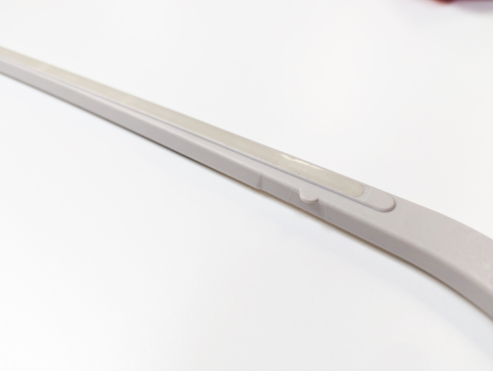 Stabilizer under fabric helps prevent slipping and puckering in machine embroidery