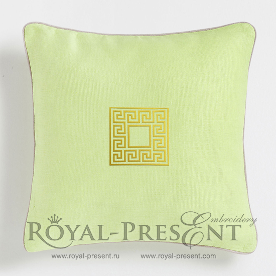 Free Machine embroidery designs to download Greek ornament