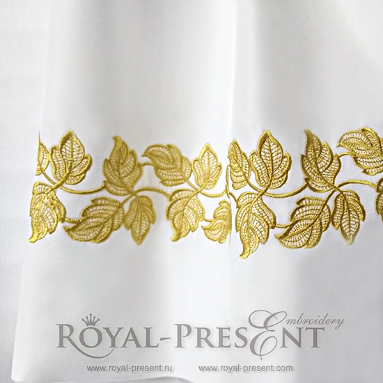 Machine Embroidery Design Lacy Leaves Machine Embroidery Design Lacy Leaves