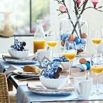 Machine Embroidery and Easter Table Setting