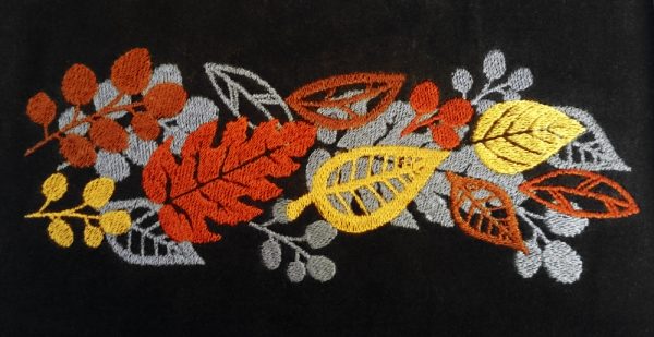 Machine Embroidery Design Autumn