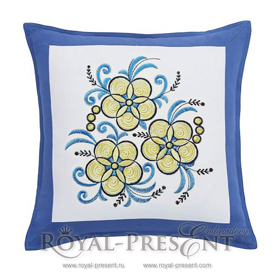Free Machine Embroidery Design Garden flowers Free Machine Embroidery Design Garden flowers