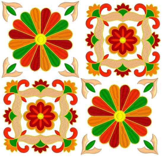 Free Machine Embroidery Designs Beautiful square block Free Machine Embroidery Designs Beautiful square block