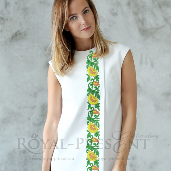 Machine Embroidery Design Floral Indian ornament Machine Embroidery Design Floral Indian ornament