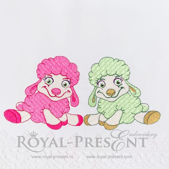 Machine Embroidery Design Baby sheep Machine Embroidery Design Baby sheep