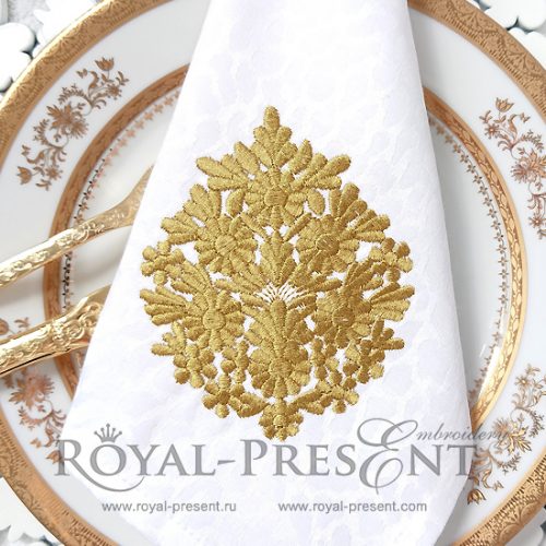 Machine Embroidery Design Classic Floral Collection Machine Embroidery Design Classic Floral Collection