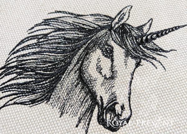 Machine Embroidery Design Unicorn