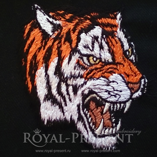 Machine Embroidery Design Tiger Machine Embroidery Design Tiger