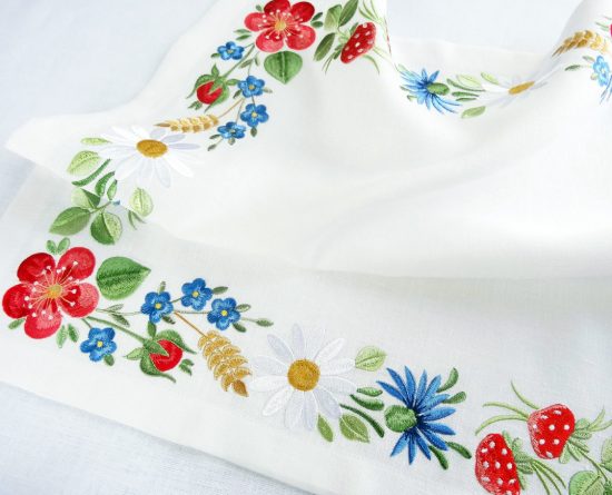 Four Estonian Floral Machine Embroidery Designs Four Estonian Floral Machine Embroidery Designs