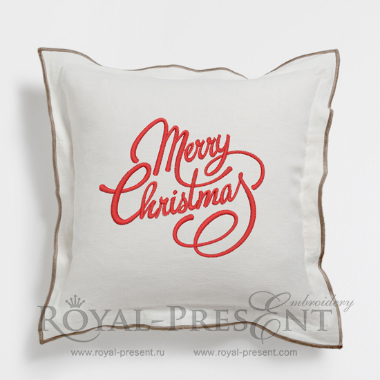 Machine Embroidery Design MERRY CHRISTMAS