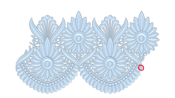 Here such point is circled with red