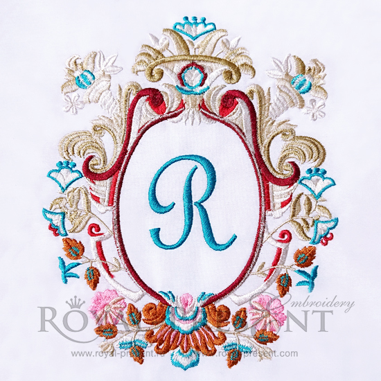 Machine Embroidery Design Luxury Monogram Blank Machine Embroidery Design Luxury Monogram Blank