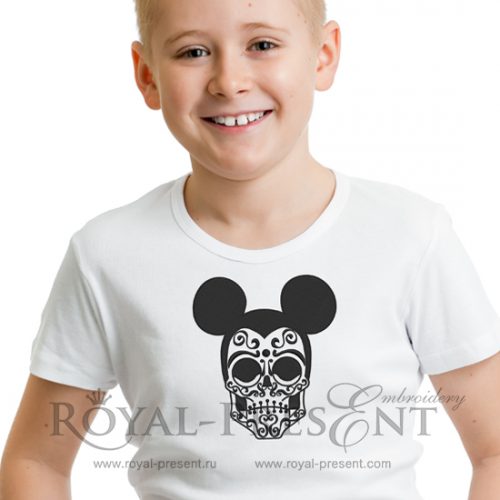 Machine Embroidery Design Dark Mouse Machine Embroidery Design Dark Mouse