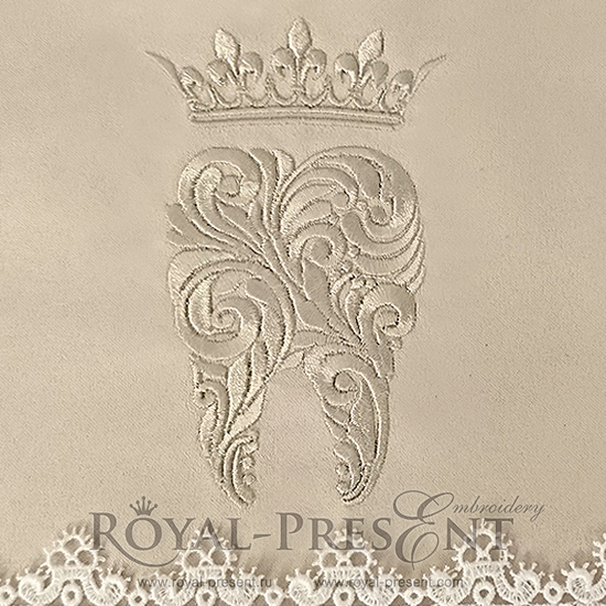 Machine Embroidery Design Ornate tooth Machine Embroidery Design Ornate tooth