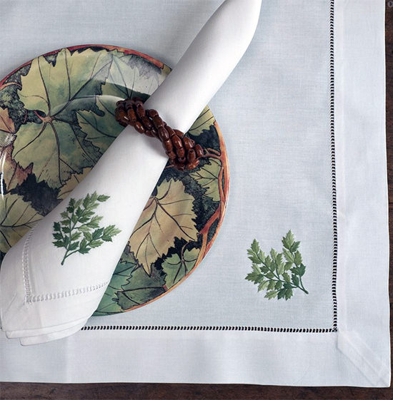 Machine Embroidery Design Green leaves