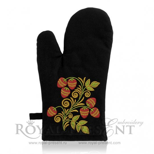 Machine Embroidery Design Folk Strawberries Machine Embroidery Design Folk Strawberries