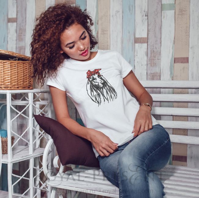 Machine Embroidery Design Afghan Hound