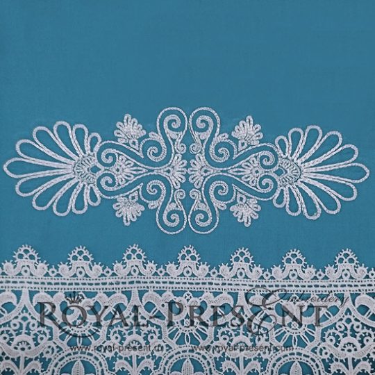 Free Machine Embroidery Design Elegant Decor - 3 sizes Free Machine Embroidery Design Elegant Decor