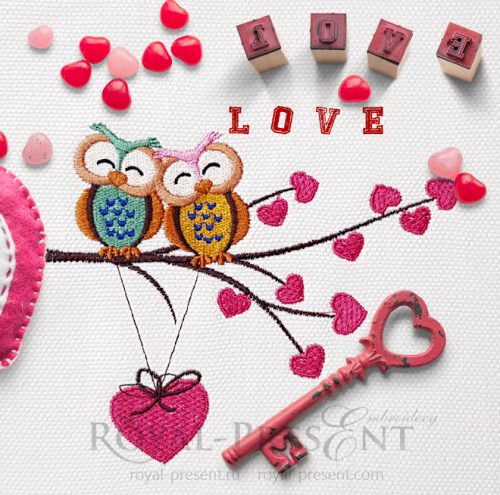 Machine Embroidery Design Happy Owls Machine Embroidery Design Happy Owls