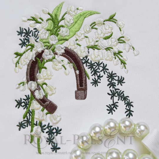 Machine Embroidery Design Horseshoe - 2 sizes