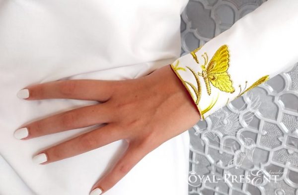 Machine embroidery design Butterflies Border Machine embroidery design Butterflies Border