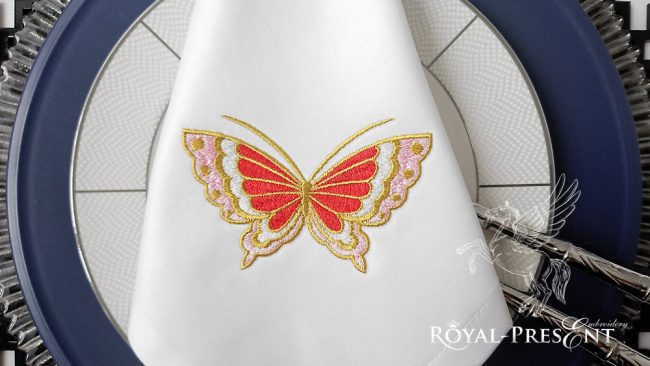 Butterfly Machine Embroidery Design Butterfly Machine Embroidery Design - 3 sizes