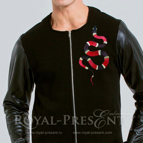 Machine Embroidery Design Snake like Gucci made Machine Embroidery Design Snake like Gucci made