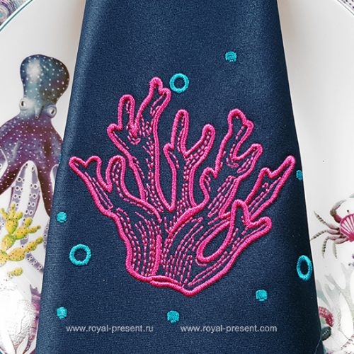 Corals Machine Embroidery Design Corals Machine Embroidery Design