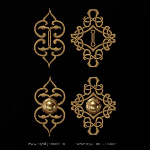 Buttonholes Machine Embroidery Designs