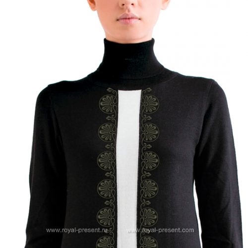 Free Machine Embroidery Design Classic Border Free Machine Embroidery Design Classic Border