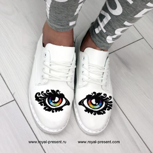 Ornate Eye Machine Embroidery Design