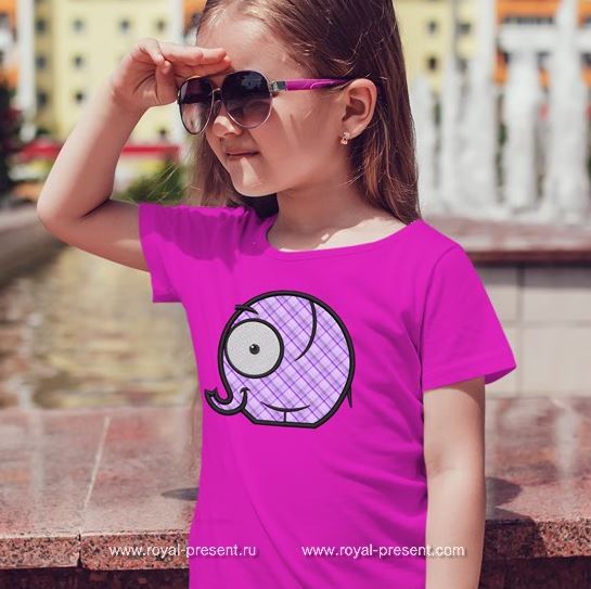 Baby Elephant Appliqué Machine Embroidery Design Baby Elephant Appliqué Machine Embroidery Design