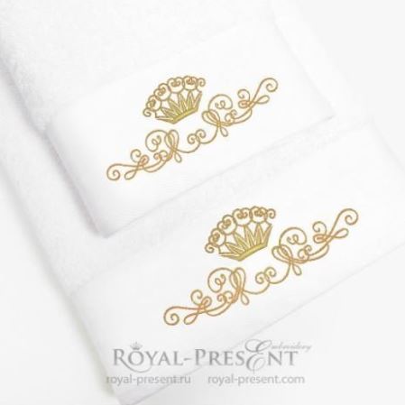 Instant download Free Crown machine embroidery design