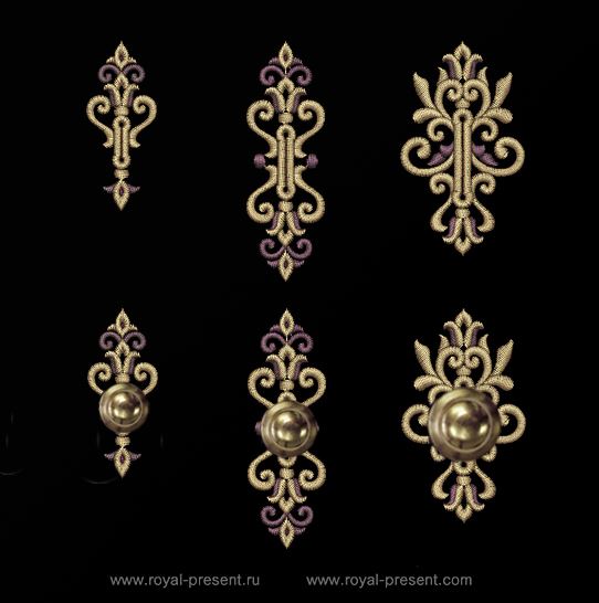 Set of buttonholes Machine Embroidery Designs Set of buttonholes Machine Embroidery Designs