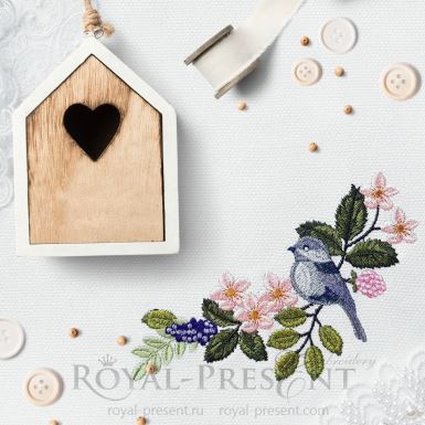 Sparrow Digital Embroidery Design Sparrow Digital Embroidery Design