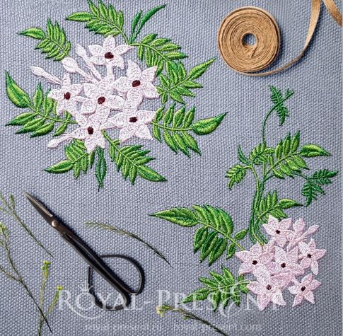 Jasmine Machine Embroidery Designs