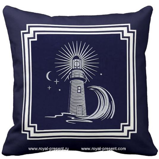 Lighthouse Machine Embroidery Design Lighthouse Machine Embroidery Design