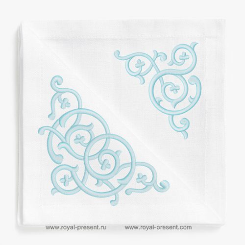 Corner Arabesque Digital Embroidery Designs