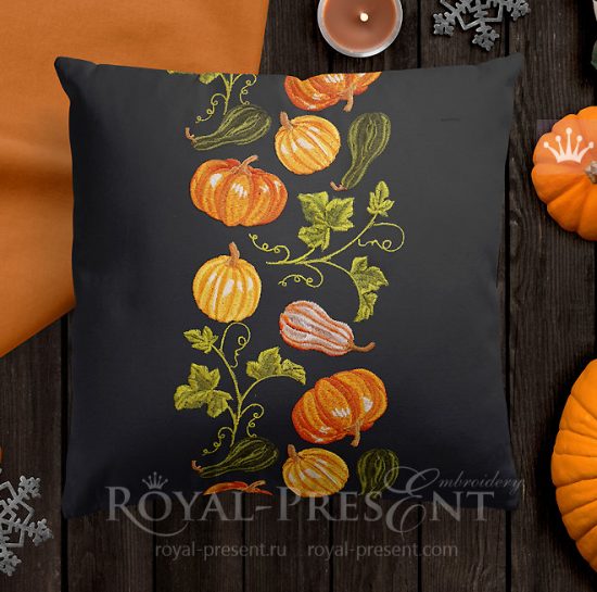 Pumpkins Machine Embroidery Designs set Pumpkins Machine Embroidery Designs set
