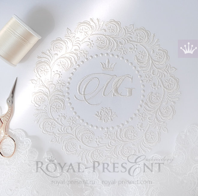 Wedding Frame Machine Embroidery Design Wedding Frame Machine Embroidery Design