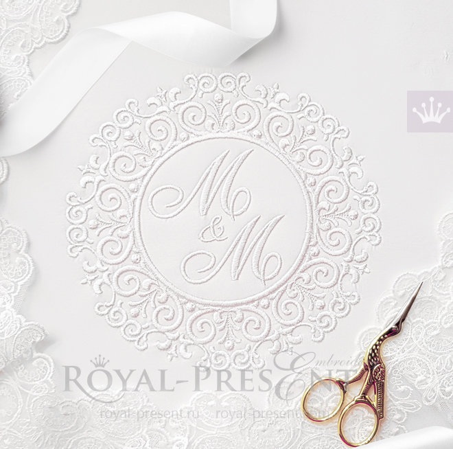 Machine Embroidery Design Wedding Frame Machine Embroidery Design Wedding Frame