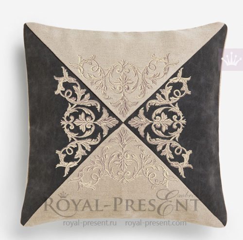 Antique Acanthus machine embroidery design Antique Acanthus machine embroidery design