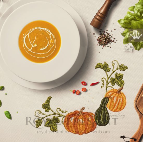 Pumpkins Corner Digital Embroidery Design Pumpkins Corner Digital Embroidery Design