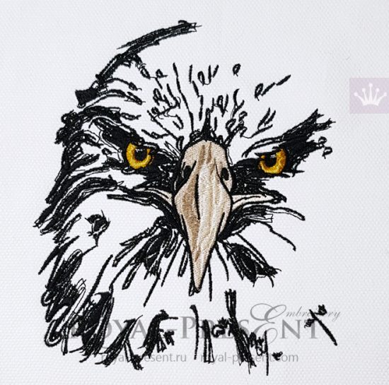 Eagle Head Machine Embroidery Design Eagle Head Machine Embroidery Design