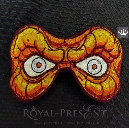 Halloween Sleep Mask Machine Embroidery Design Halloween Sleep Mask Machine Embroidery Design