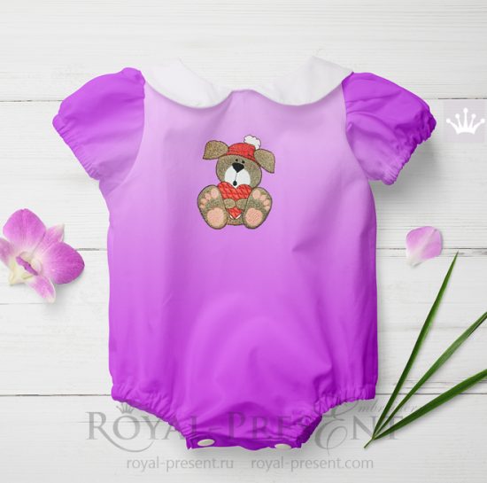 Machine Embroidery Design Cute Puppy Machine Embroidery Design Cute Puppy