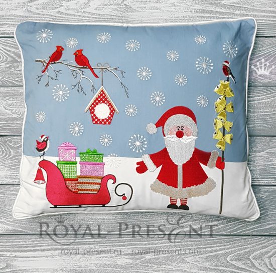 Machine Embroidery Designs for Christmas pillow Machine Embroidery Designs for Christmas pillow