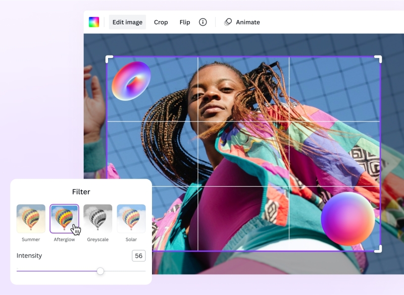 Use photo editing software 